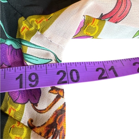 ECI NEW YORK Long Sleeve Floral Patchwork Print Midi Dress, Size 8. - Picture 9 of 11